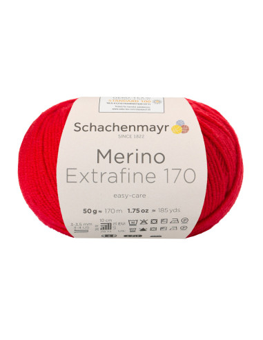 Merino Extrafine 170 - Schachenmayr 00031 - kirsche
