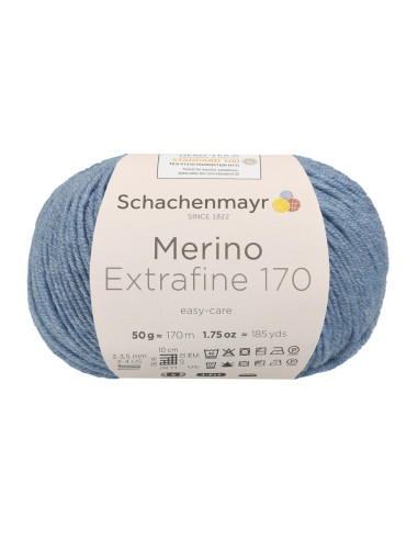 Merino Extrafine 170 - Schachenmayr 00056 - wolke meliert
