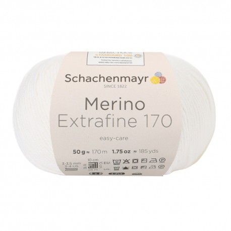 Merino Extrafine 170 - Schachenmayr, 00001 - weiss_19134