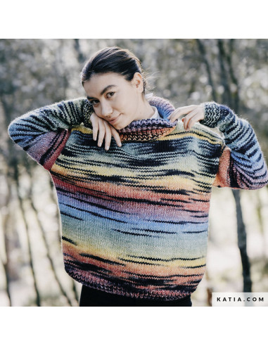 Twins - Katia 158 - gelb/grün/blau/fuchsia