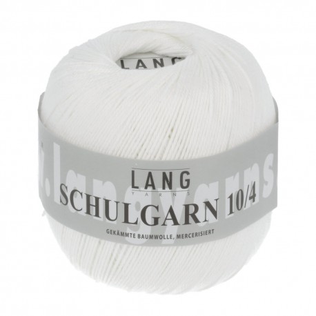 Schulgarn 10/4 - Lang Yarns 10001 - weiss