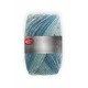 Fjord Socks - Pro Lana 196 - petrol color
