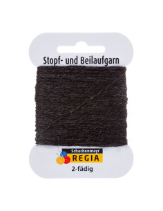2-fädig Beilaufgarn - Regia 00522 - anthrazit meliert