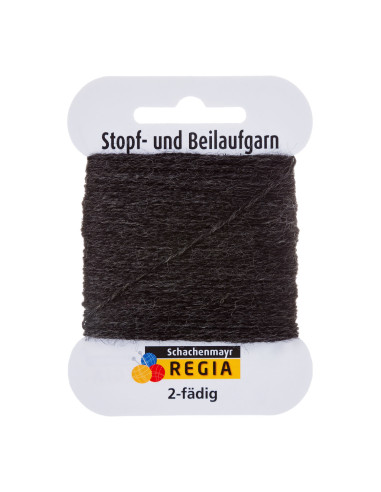 2-fädig Beilaufgarn - Regia 00522 - anthrazit meliert