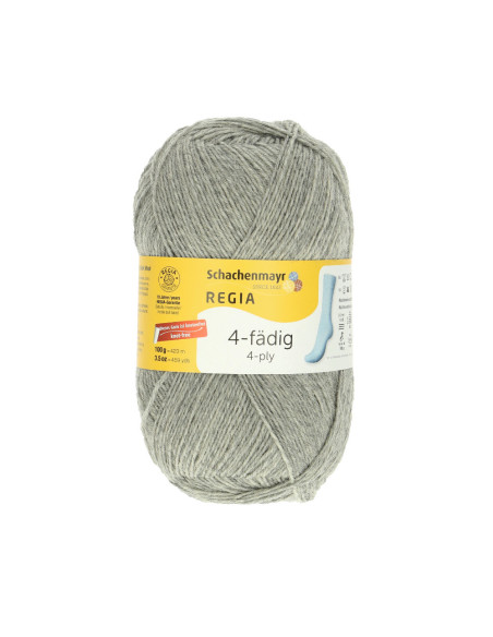 4-fädig 100g - Regia 00033 - flanell meliert