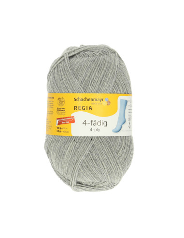 4-fädig 100g - Regia 01991 - hellgrau meliert