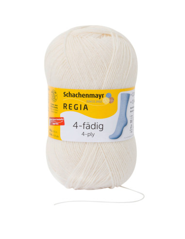 4-fädig 100g - Regia 01992 - natur