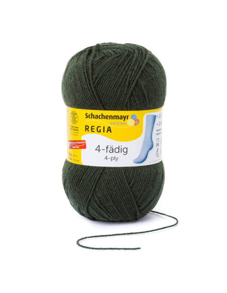 4-fädig 100g - Regia 01994 - loden
