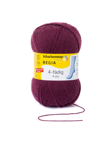4-fädig 100g - Regia 02747 - burgund