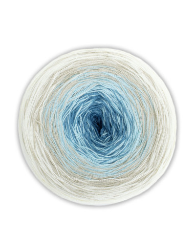 Woolly Hugs - BOBBEL Cotton 59 - natur/türkis/petrol