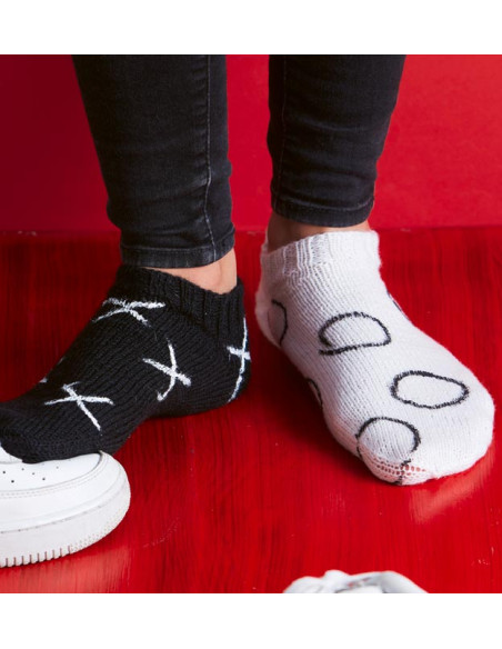 Sneakersocken stricken - Topp