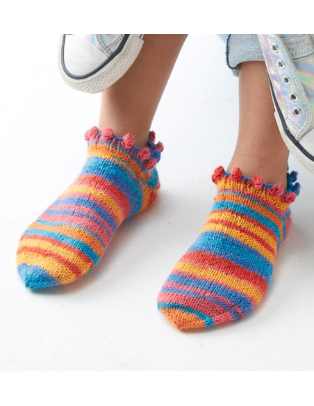 Sneakersocken stricken - Topp