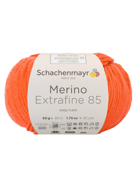 Merino Extrafine 85 - Schachenmayr 225 - orange