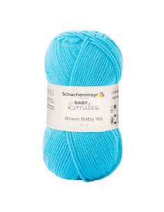 4 Knäuel Bravo Baby 185 - Baby Smiles 01065 - türkis - Outlet