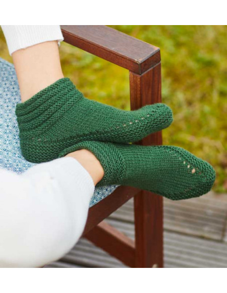 Kuschlige Sofasocken stricken - Topp
