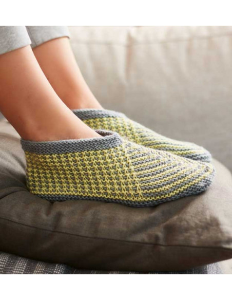 Kuschlige Sofasocken stricken - Topp