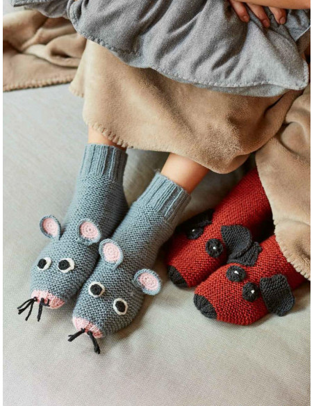 Kuschlige Sofasocken stricken - Topp