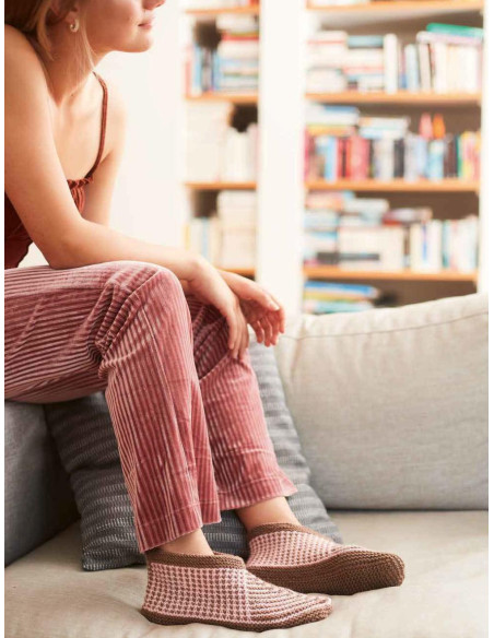 Kuschlige Sofasocken stricken - Topp