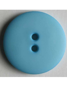 Modeknopf blau 13mm 2-Loch - Dill