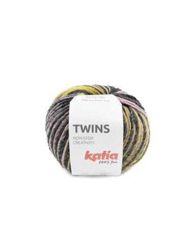 Twins - Katia 151 - ocker/ro/blau