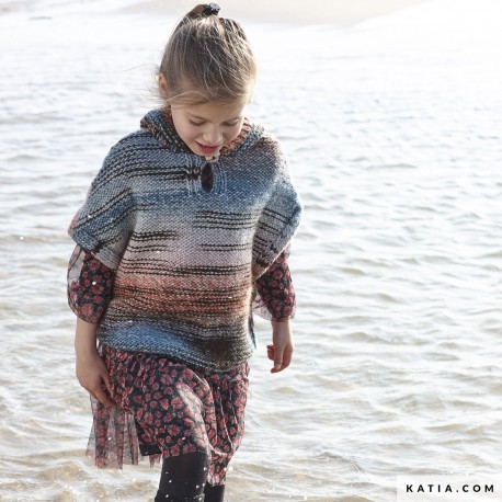 Kinderponcho mit Kapuze Twins - Download