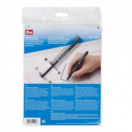 Schnittmusterfolien mit Stift - Prym