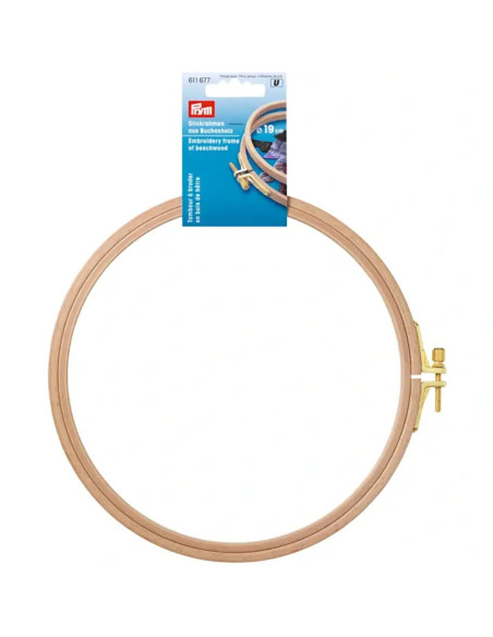 Stickrahmen Buchenholz 8 mm x19 cm - Prym