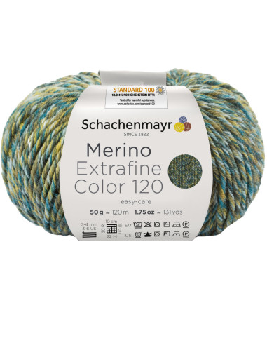 Merino Extrafine Color 120 - Schachenmayr 00498 - olive-gold color