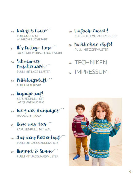 Raglanpullis  Co. für Kids stricken - Topp
