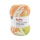 Sweet Blanket Jacquard - Katia 309 - braun/helleslachsrot/zitronengelb