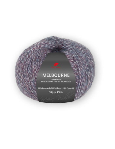 Melbourne - Pro Lana 284 - blau/lila