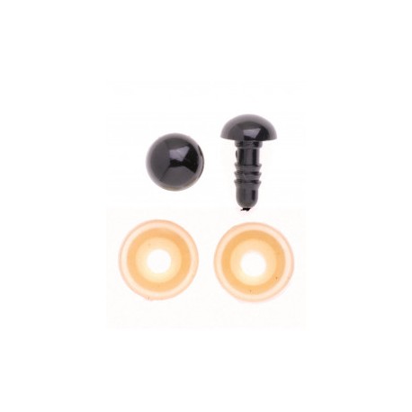 Augen 10 mm 2 Stück - Glorex