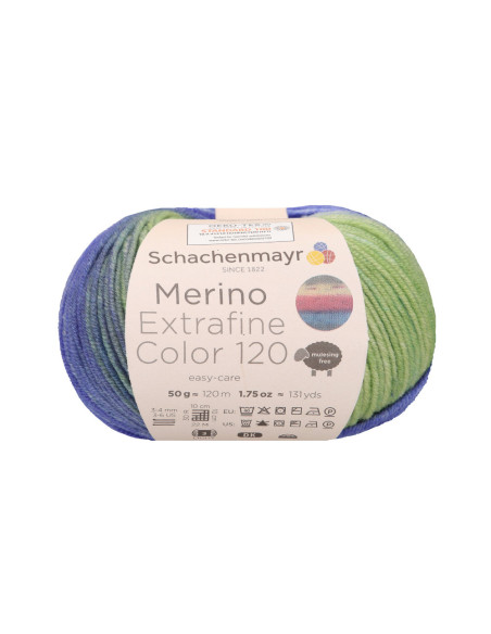Merino Extrafine Color 120 - Schachenmayr 00470 - aquarell color