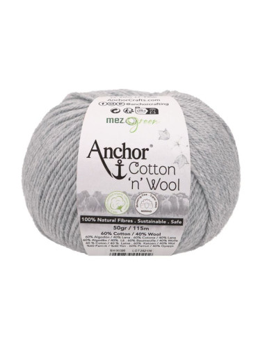 Cotton Wool - Anchor 00398 - moonstone grey