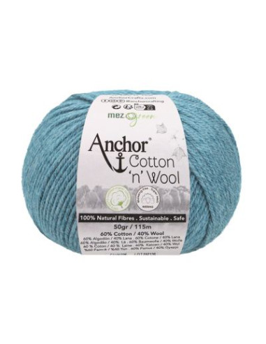 Cotton Wool - Anchor 00400 - blue topaz