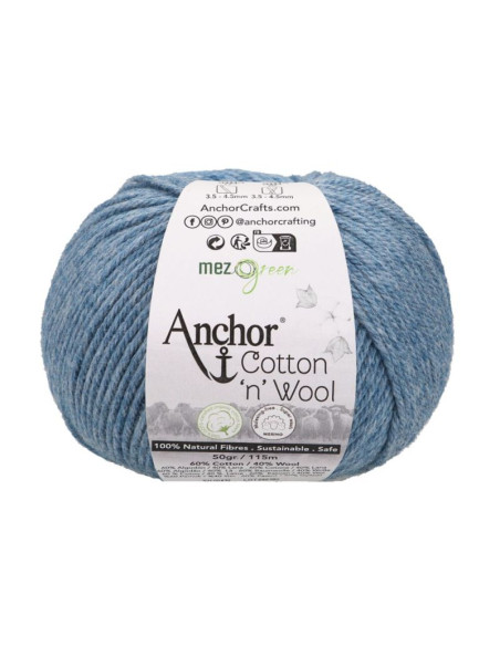 Cotton Wool - Anchor 00410 - sapphire