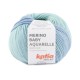 Merino Baby Aquarelle - Katia 353 -hellhimmelblau/jeans/minzgrün