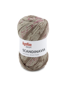 1 Knäuel Scandinavia - Katia 201 - rose/rehbraun