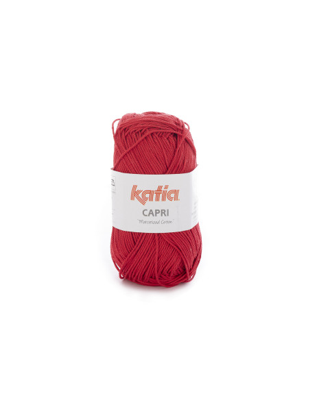 Capri Baumwollgarn - Katia 82.059 - rot