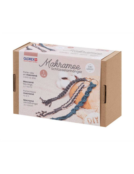 Makrame Schlüsselanhänger- Set - Glorex