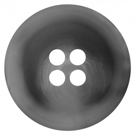 Polyesterknopf 4-Loch 23mm mittelgrau - Prym