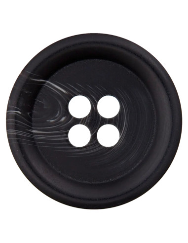 Modeknopf schwarz 23 mm 4-Loch - Prym