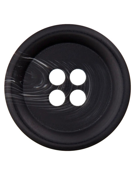 Modeknopf schwarz 23 mm 4-Loch - Prym