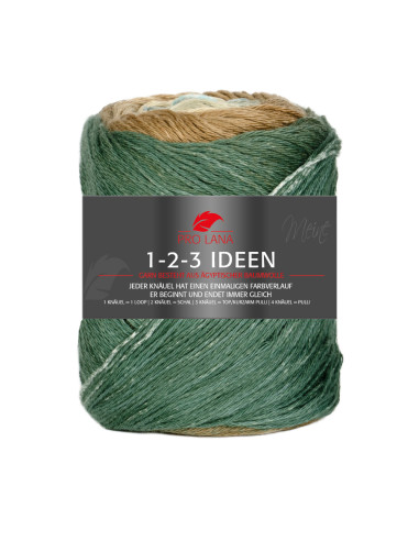 1-2-3 Ideen - Pro Lana 17 - grün/beige