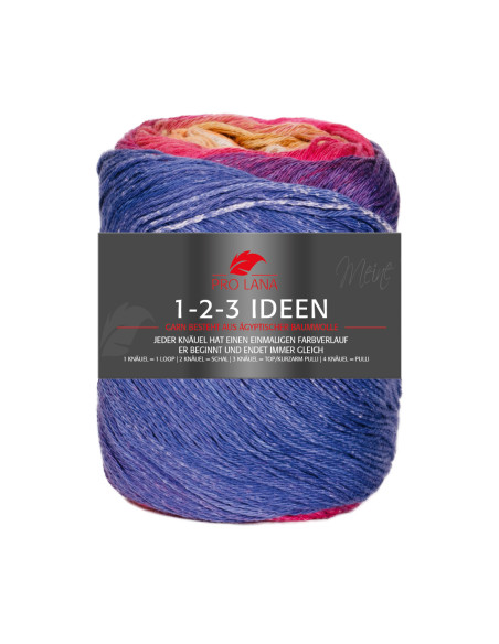1-2-3 Ideen - Pro Lana 20 - lila/pink