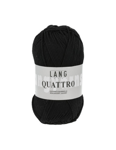 Quattro - Lang Yarns 0004 - schwarz