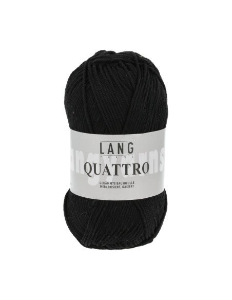 Quattro - Lang Yarns 0004 - schwarz