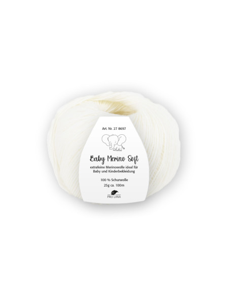 Baby Merino soft - Pro Lana 01 - weiss