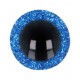 Glitter Tieraugen zweifarbig 8mm 2Stk. - Opry blau