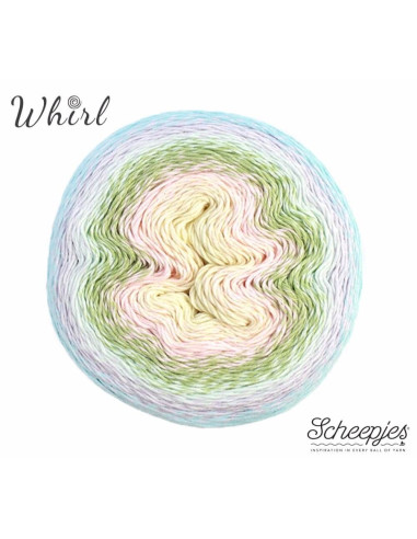 Whirl 1000m - Scheepjes 767 - blau/grün/rosa